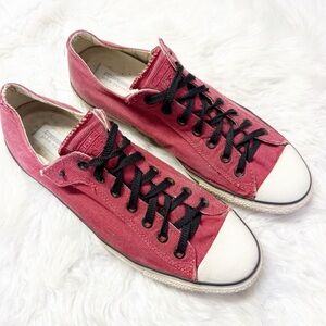 Converse x John Varvatos All Star Low Sneakers Men’s 12 Red Canvas